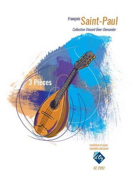 3 Pièces : For Mandolin and Piano.