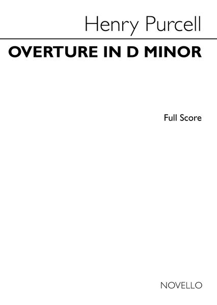 Overture In D Minor : For Strings and Continuo.