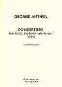 Concertino : For Flute, Bassoon and Piano (1930).