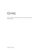 Gyre : For Flutes, Clarinets, Violin, Cello, Piano and Percussion.