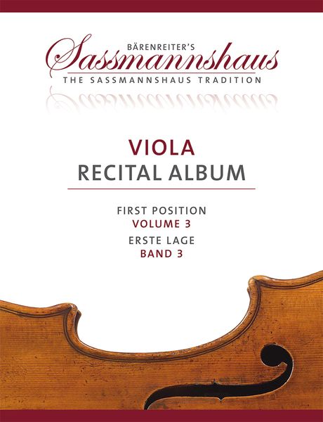 Viola Recital Album : First Position, Vol. 3.