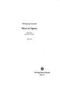 Rêve Et Signes : Scène Pour Soprano Et Piano (2010).