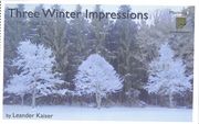 Three Winter Impressions : For Marimba Duo.