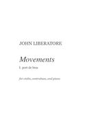 Movements I. Port De Bras : For Violin, Contrabass and Piano.