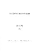 One On One : For Bassoon Duet (1996).