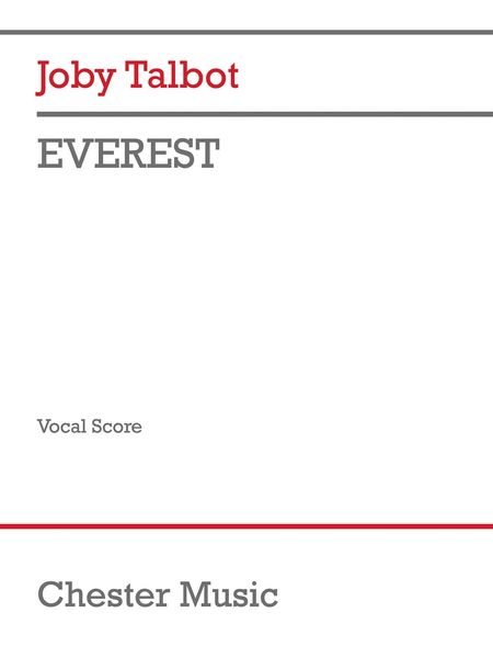 Everest : Opera In One Act (2016/17).