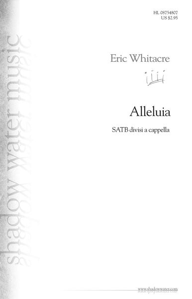 Alleluia : For SATB Divisi A Cappella.