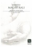 Motets For Lent : For Mixed Choir.