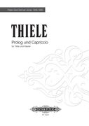 Prolog und Capriccio : Für Flöte und Klavier.
