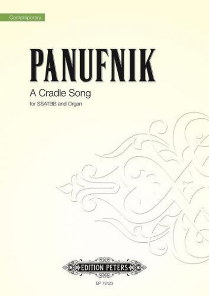 A Cradle Song : For SSATBB and Organ.