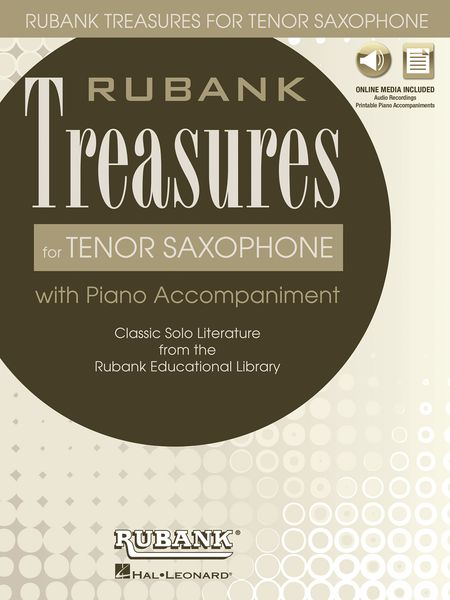 Rubank Treasures For Tenor Saxophone : With Piano Accompaniment.