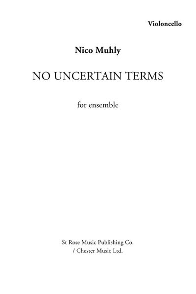 No Uncertain Terms : For Ensemble.