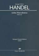 Judas Maccabaeus, HWV 63 / edited by Felix Loy.
