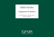 Fragmentos De Altazor : For Two Sopranos, Contralto, Tenor, Baritone and Bass.