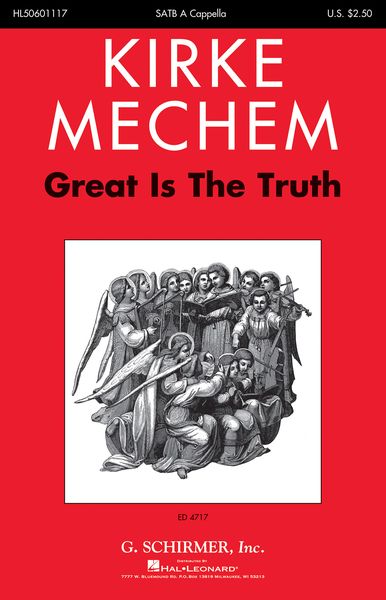 Great Is The Truth, Op. 83, No. 3 : For SATB A Cappella.