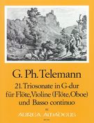 Trio Sonata In G Major, No. 21 TWV 42:G12 : Für Flöte, Violine (Flöte,Oboe) & Basso Continuo.