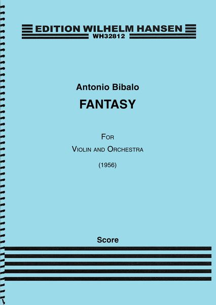 Fantasy : For Violin and Orchestra (1956).