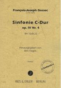 Sinfonie C-Dur, Op. IV Nr. 4, Rh 7/B22 / edited by Bert Hagels.