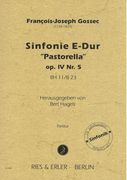 Sinfonie E-Dur (Pastorella), Op. IV Nr. 5, Rh 7/B23 / edited by Bert Hagels.