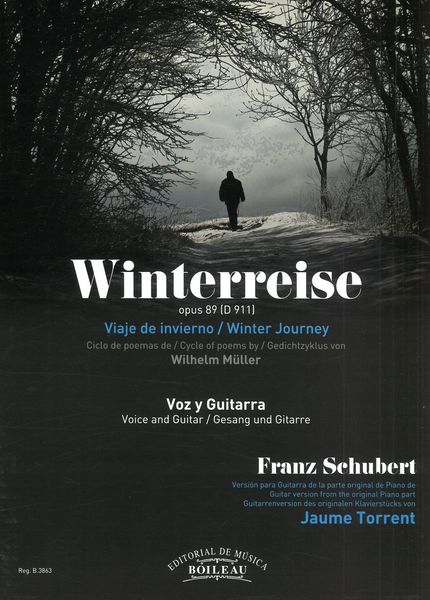 Winterreise, Op. 89 (D 911) : For Voice and Guitar / Guitar Version by Jaume Torrent.