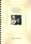 Lautenbuch Des Casimir Wenzeslaus von Werdenberg, 1713.