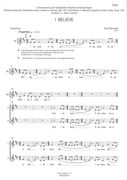 I Believe : For SSATTB, Violin and String Orchestra.