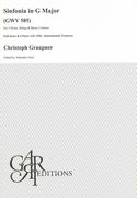 Sinfonia In G Major, GWV 585 : For 2 Horns, Strings and Basso Continuo / Ed. Alejandro Garri.