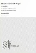 Flute Concerto In G Major, LeeB 2.11 : For Transverse Flute, Strings and Basso Continuo.