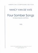 Four Somber Songs : For Mezzi-Soprano and Piano (1970).