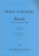 Rondo A-Dur, D 438 : Für Violine und Klavier / edited by Tomislav Butorac.