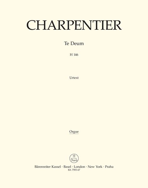 Te Deum, H 146 [Organ Part].