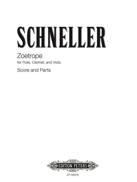 Zoetrope : For Flute, Clarinet and Viola (2016).