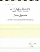 As Above, So Below : For Percussion Ensemble and Piano.