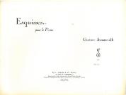 Esquisses : For Piano.