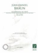 Six Sonates En Trio : Pour 2 Flutes Traversières, Violons, Ou Hautbois Avec la Basse, Op. 8.