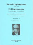 12 Klaviersonaten : Gesamtausgabe In Zwei Bänden - Band 2 : Klaviersonaten Nr. 7-12.