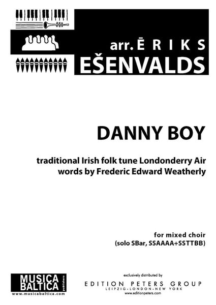 Danny Boy : For Mixed Choir.