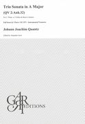 Trio Sonata In A Major, QV 2:Anh.32 : For 2 Flutes Or Violins and Basso Continuo.