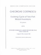 Evolving Cycle of Two-Part Modal Inventions : For Piano (1964, Rev. 1968).