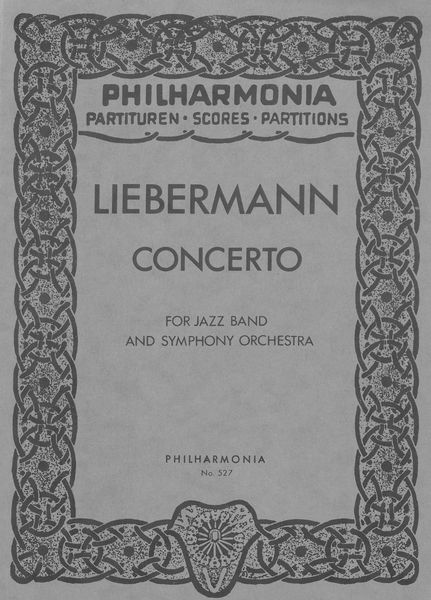 Concerto For Jazz Band and Symphony Orchestra.