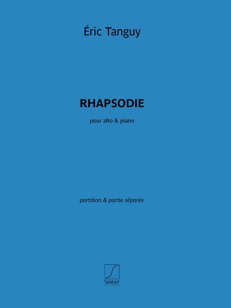 Rhapsodie : Pour Alto et Piano.
