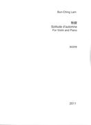 Solitude d'Automne : For Violin and Piano.