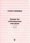 Sonata, Op. 138 : For Contrabassoon and Piano (2016).