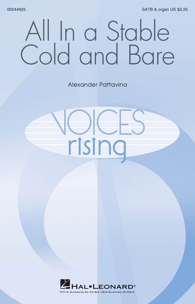 All In A Stable Cold and Bare : For SATB and Organ.