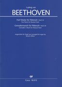 Fünf Stücke Für Flötenuhr, WoO 33; Grenadiermarsch Für Flötenuhr, WoO 29 : Für Orgel.