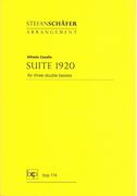 Suite 1920 : For Double Bass Trio / arranged by Stefan Schäfer.