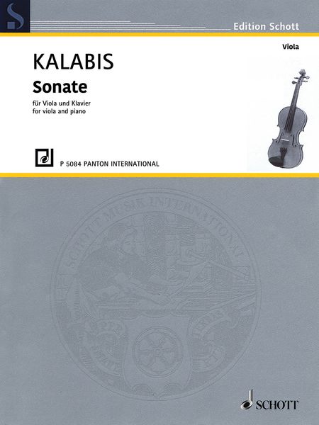 Sonate, Op. 84 : Für Viola und Klavier (1997).