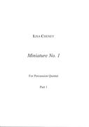 Miniature No. 1 : For Percussion Quintet (2018).
