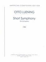 Short Symphony : For Orchestra (1980).
