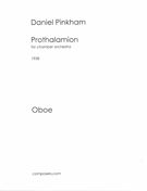 Prothalamion : For Chamber Orchestra (1958).
